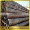 Oiled black structural large outside diameter pipe spiral steel weld pipe