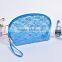Sky Blue Lace Clear Pvc Beauty Bags for Lady (FLY-EL0115)