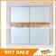 Biuld in sliding door wardrobe tempered glass sliding door closet