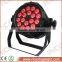 Led Stage Light DMX 512 18x12w Rgbwauv 6in1 Outdoor Waterproof Led Par Can Light
