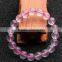 2016 Fashion pink healing crystal bracelets as a gift