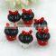 kawaii resin cup with dot and bows for kids home phone case resin cabochons accessories