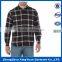 Black plaid shirt men long sleeve printed plaid shirt new design shirt wholesale
