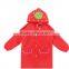 2016 waterproof factory price disposable Hooded wholesale custom raincoat fashionable