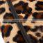 12Pcs Portable Cost-efficient Makeup Brush Kit Cosmetic Brush Set with Brown Leopard Folding Case