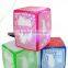 chinese factory price 2016 JY26 mini cube bluetooth speaker with colorful led light