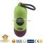 Fashion Design dog shaped poop bag dispenser with metal/plastic clip