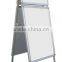Portable A-Frame Advertising Display Stand with Extra Header
