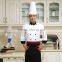 White customized with good quality double breasted cotton/polyester chef uniform indonesia