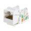 High quality RJ45 utp Keystone Jack module cat5e for network