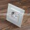 2016 new design IVOR glass panel mechanical socket luxcry Germeny socket switch EU SWITCH