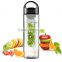 2016 Best Product 700ml Fruit Infuser Bottle, Drink Bottle,Plastic Water Bottle