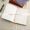 Fashion colored business writing leather A5 pu note book with elastic band