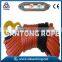orange synthetic winch rope