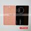 Frosted pvc magnetic stripe transparent plastic card