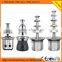 Portable stainless steel chocolate fountain machine chocolate machine on sale