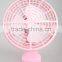 personal wall fan.pink.6inch.wall bracket fan