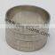 napkin ring Modern decoration | SILVER NAPKIN RING | Wedding wood napkin ring