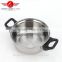 011274 high quality unique handle popular steel sets cheap hot sale stainless steel cookware