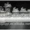 2015 Acrylic Train And Santa Heads Table Decoration With Led Light