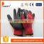 DDSAFETY 2017 Industrial Knitted Gloves Cotton Gloves Coating Black Latex