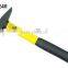 German Type Machinist Hammer With Double Color Plasic Coating Handle