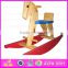 2015 Antique wooden rocking horse toy,Comfortable kids wooden rocking horse,Cheap safe children rocking horse wholesale WJ276726
