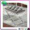 Luxury Home Furniture Acrylic Colored Cushion Stool Living Room Lucite Stool With Clear X-Shape Stool Legs