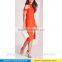 Clothing Manufacturers sexy Night Club Women's Knee length irregular cutout back midi bodycon dress for fashion women
