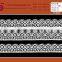 Classical embroidered eyelet dentelle lace trimming fabric for garments