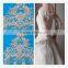 factory hot sales sequin rhinestone appliques for wedding dress