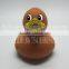 wholesale promotional orange rubber duck , promo orange bath duck with logo imprint