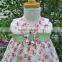 Top quanlity toddler clothing flower printing korea children clothes wholesale ruffle boutique clothes sets
