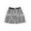 black and white couple beach shorts