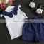 Wholesale Children Cotton and Linen Set Cute Girl Sleeveless Doll Shirt Shorts Two Piece