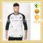new design printing t shirt 3/4 raglan sleeves t-shirts oem clothing men