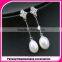 2015 Hot Sale Korean Long Seawater Pearl Earings Fashion Long Earrings for Girls