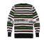 Knitted Mens Black Striped Sweaters