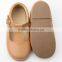 Wholesales Baby dress shoes top selling leather T-bar kids shoes