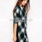 2014 Wholesale Oversized Dress in Geometric Wool