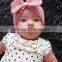 big bow crochet wide headband for babies, crochet baby headband