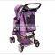 4 Wheels Pet Stroller Cat Dog Cage Stroller