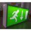 7w rechargeable eixt sign led light