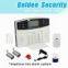 Remote control&Blue backlighting graphic display GSM home security alarm system
