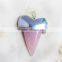 Shark's Teeth Gemstone Beads Healing Point Pink Crystal Chakra Pendant