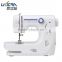 Walking foot sewing machine with cutter and LED light 10 stitches easy control