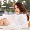 China Wholesale 100% Cotton Hotel Women Velour Bathrobe