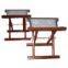 wooden camping chair