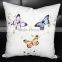 embroidered sea style cushion cover