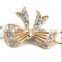 2015 New Design Women Metal Butterfly Diamond Decoration Skirt Waist Chain